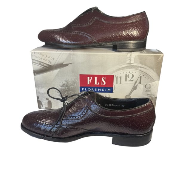 Florsheim Lincoln WG Lace-Up Dress Shoes – Men’s 9M - Picture 1 of 9
